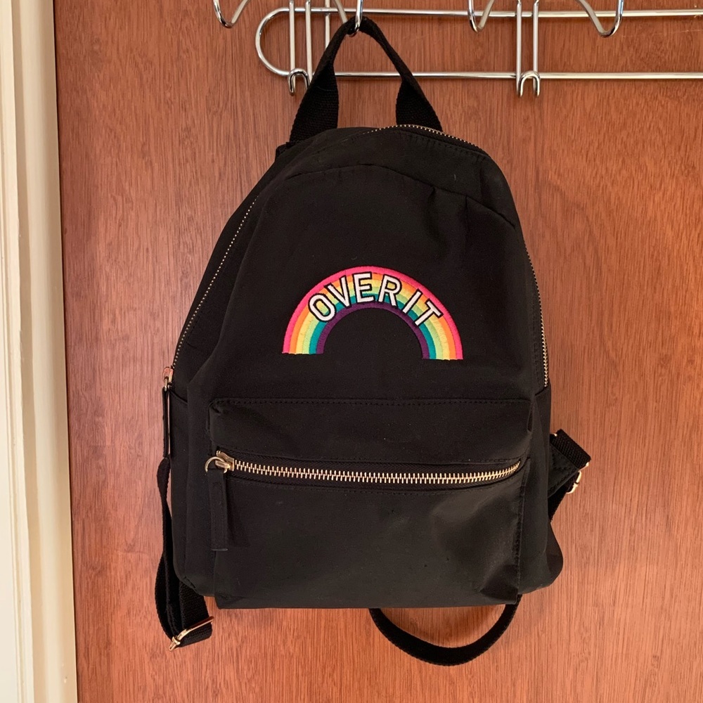 Black Mini Backpack